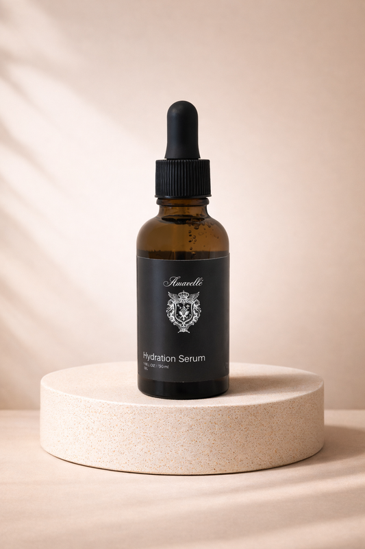 Amavellé hydration serum for long-lasting moisture and plump skin